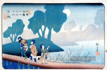  yan - miyanokoshi Utagawa Hiroshige Japanisch